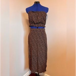 American eagle midi skirt and top set